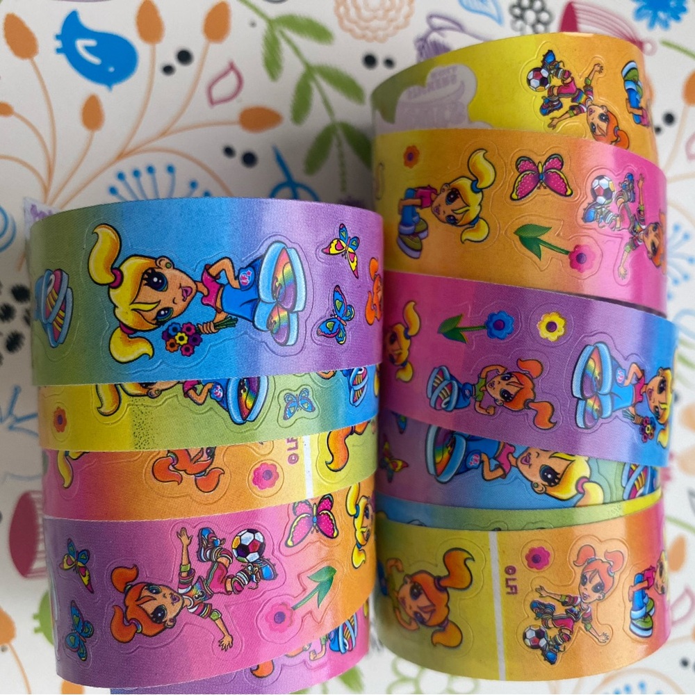 Lisa Frank Roll Out Stickers